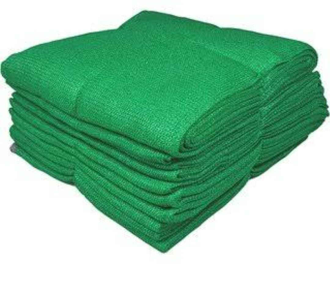 BENAVJI Green Shade Net, 50% UV Sun Protection, for Terrace, Garden, Green House, Balcony, & Gardening Multipurpose Agro Netting Size 5FTX16FT