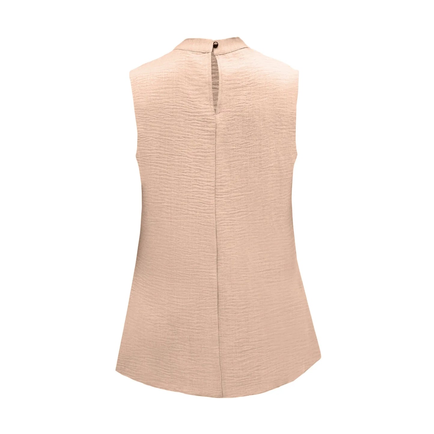 2024 new Sleeveless Shirt For Women Vintage Fashion Casual Loose Irregular Hem Tops personality Shirts ropa de mujer ofertas