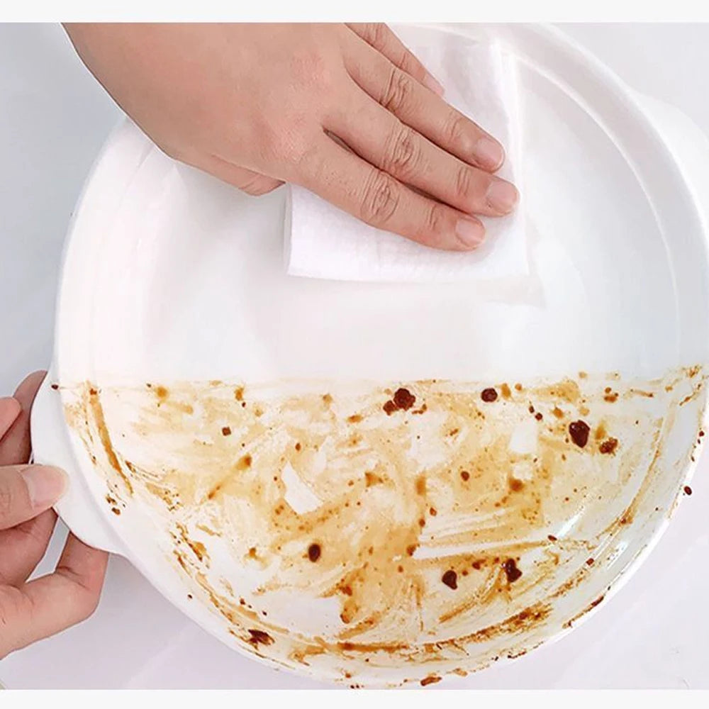 New Kitchen Wipes To Remove Oil and Dirt Household Cleaning Hood Special One Wipe Clean Wet Paper Towels Disposable Facial Wipes