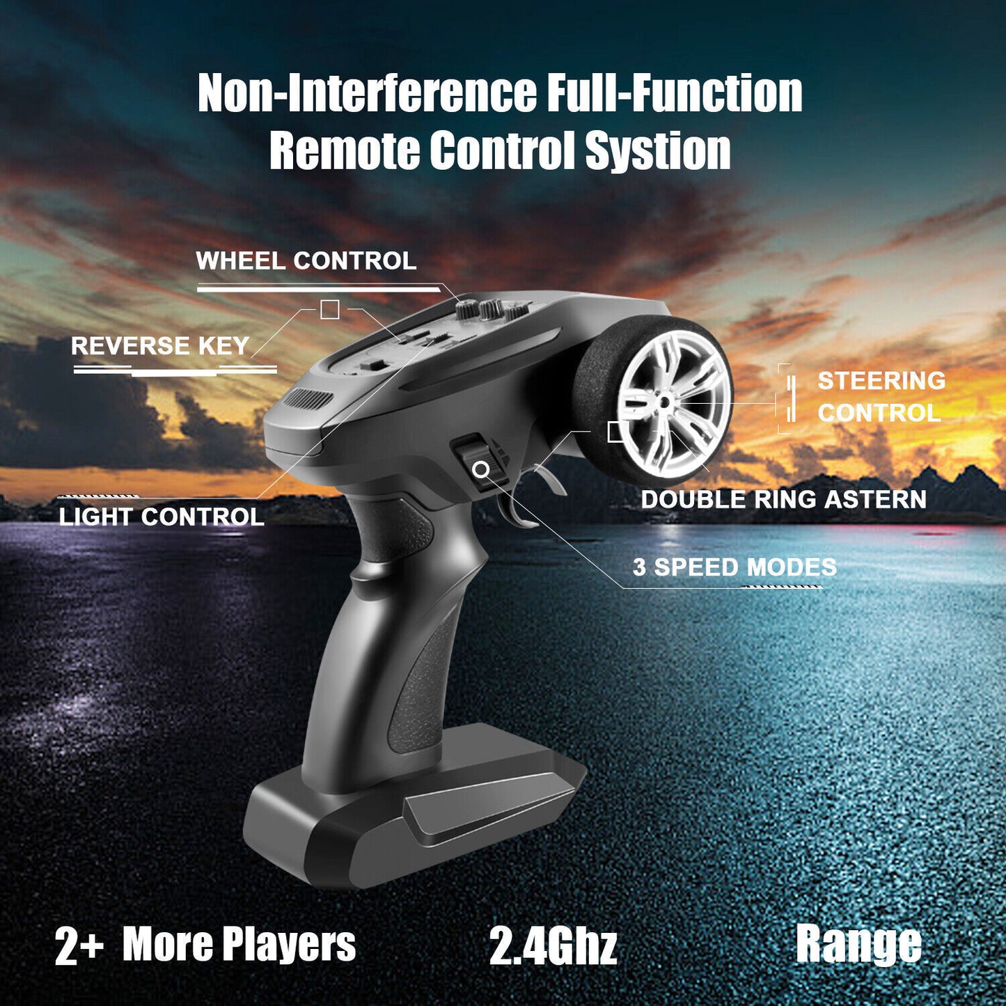 High Speed 50 Kmh RC Car, RC Monster Truck,Racing Hobby Car, 4WD All Terrain Off-Road Remote Control Car, 2.4Ghz RC Crawler, 2 Battery, Kids Adults Gifts,Logistics Is Randomly Sent By UPS,USPS,FEDEX