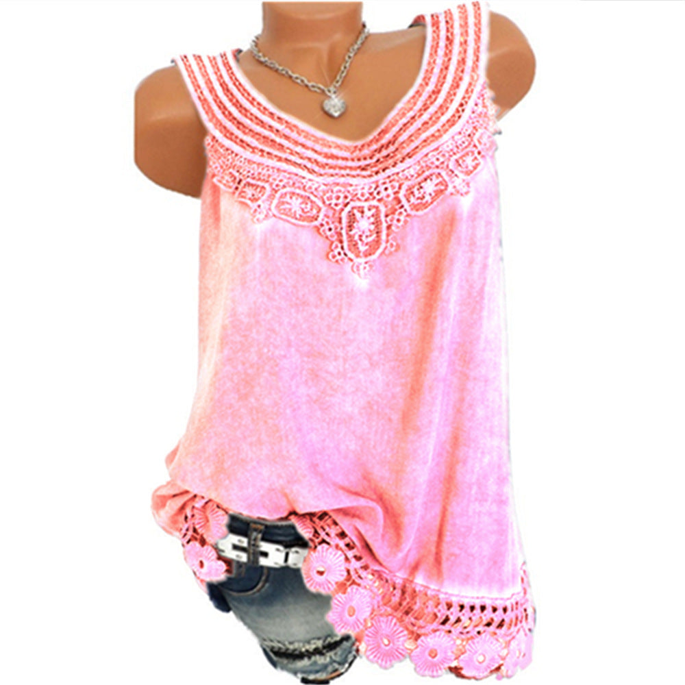 Sleeveless solid color ladies vest