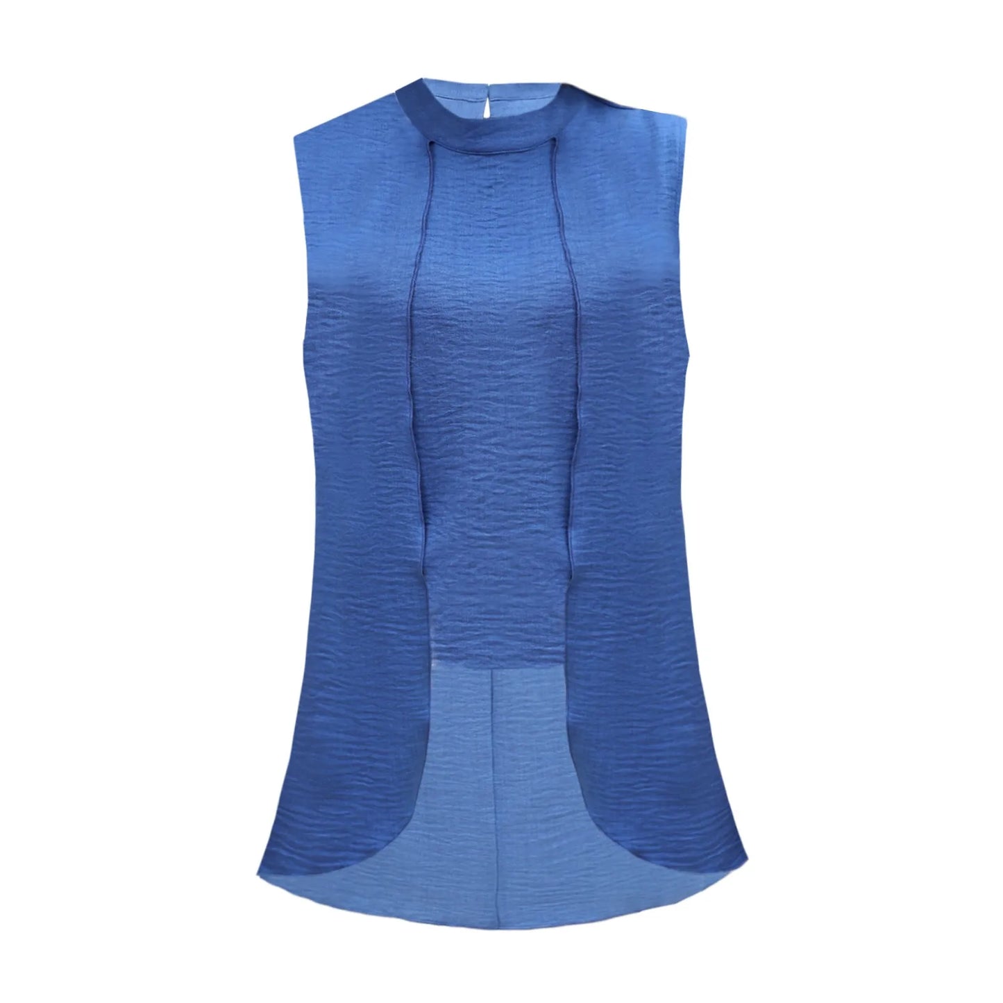 2024 new Sleeveless Shirt For Women Vintage Fashion Casual Loose Irregular Hem Tops personality Shirts ropa de mujer ofertas