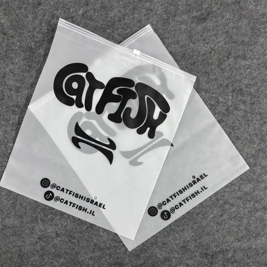 Biodegradable and environmentally friendly custom printed plastic packaging, frosted zipper bags, clothing packaging bags