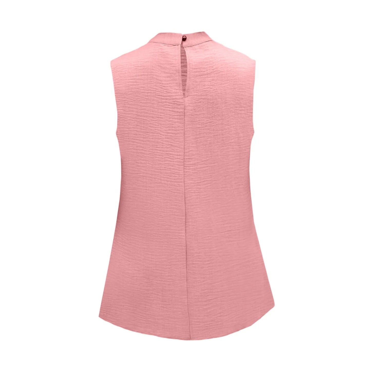 2024 new Sleeveless Shirt For Women Vintage Fashion Casual Loose Irregular Hem Tops personality Shirts ropa de mujer ofertas