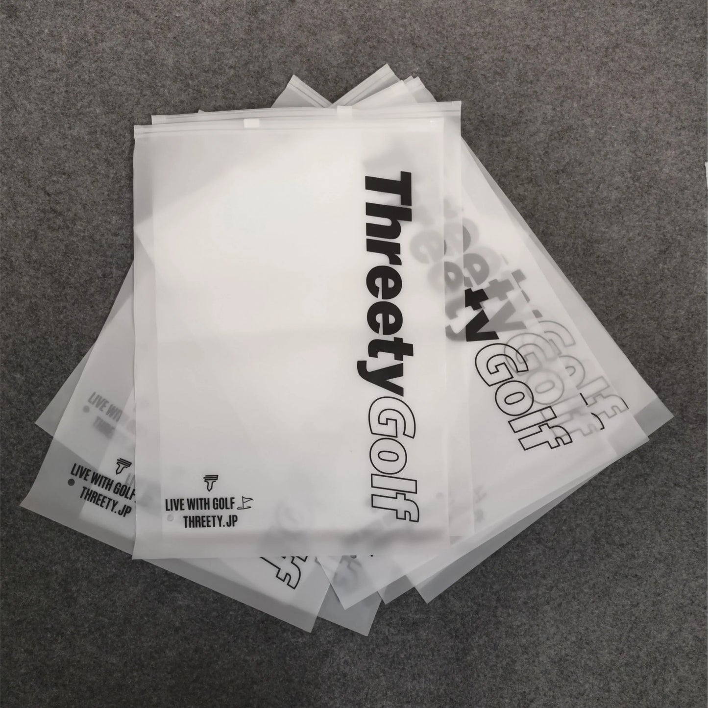 Biodegradable and environmentally friendly custom printed plastic packaging, frosted zipper bags, clothing packaging bags