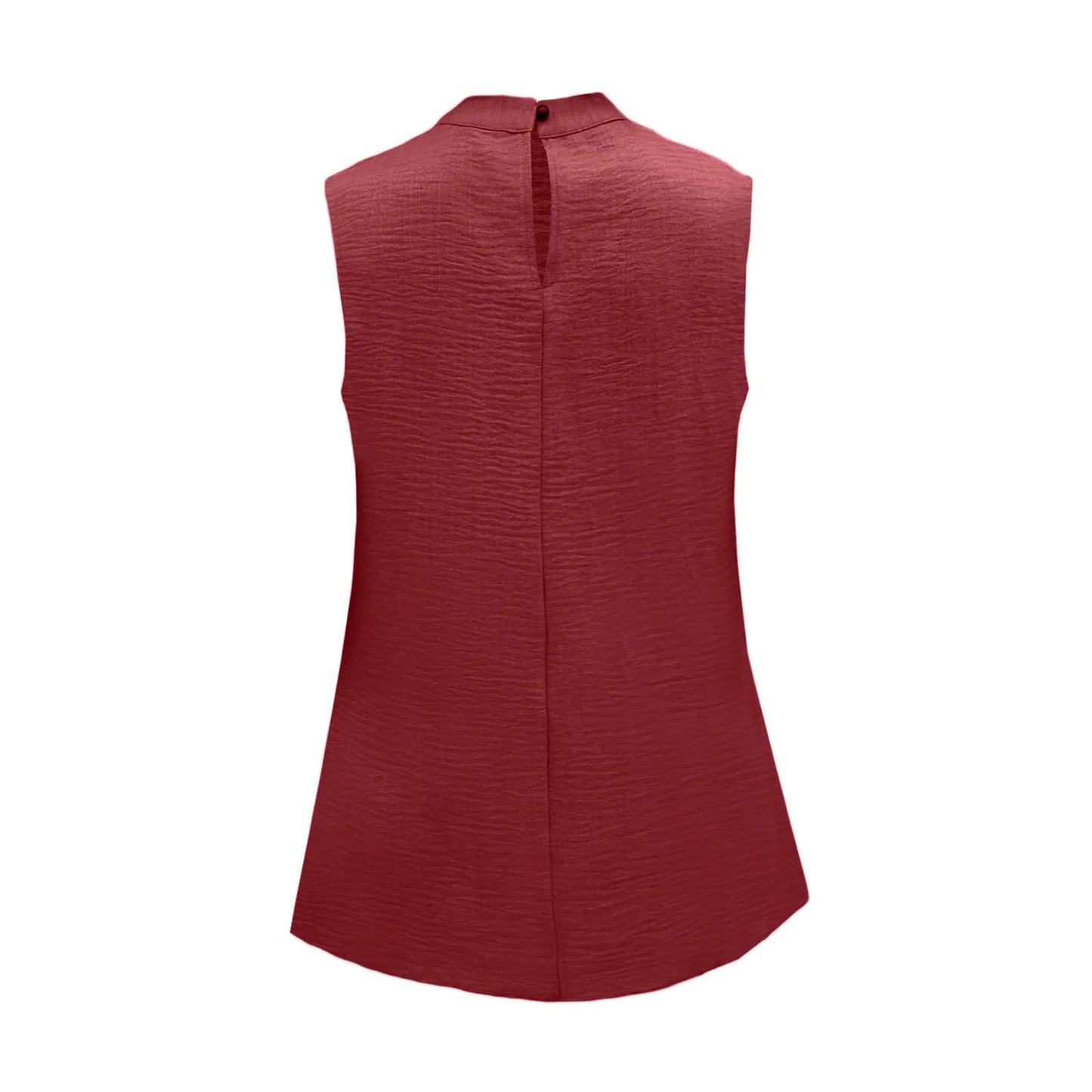 2024 new Sleeveless Shirt For Women Vintage Fashion Casual Loose Irregular Hem Tops personality Shirts ropa de mujer ofertas