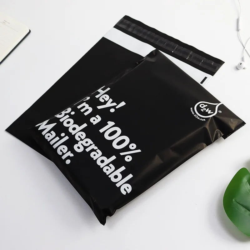 Biodegradable Shipping Bags,50 Count Compostable Poly Mailers with Eco Friendly Packaging Envelopes Supplies Mailing Bags