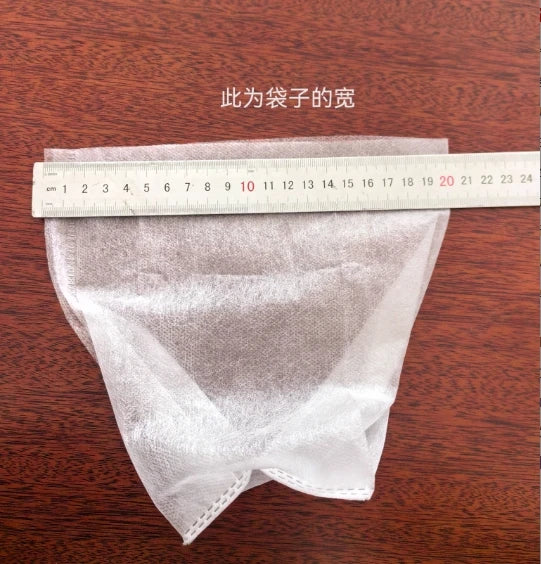 Eco-Friendly Biodegradable Nursery Bags for Plant Growth - Set of 100 Non-woven Fabric Seed Sowing Flower Pots Gardening Tools