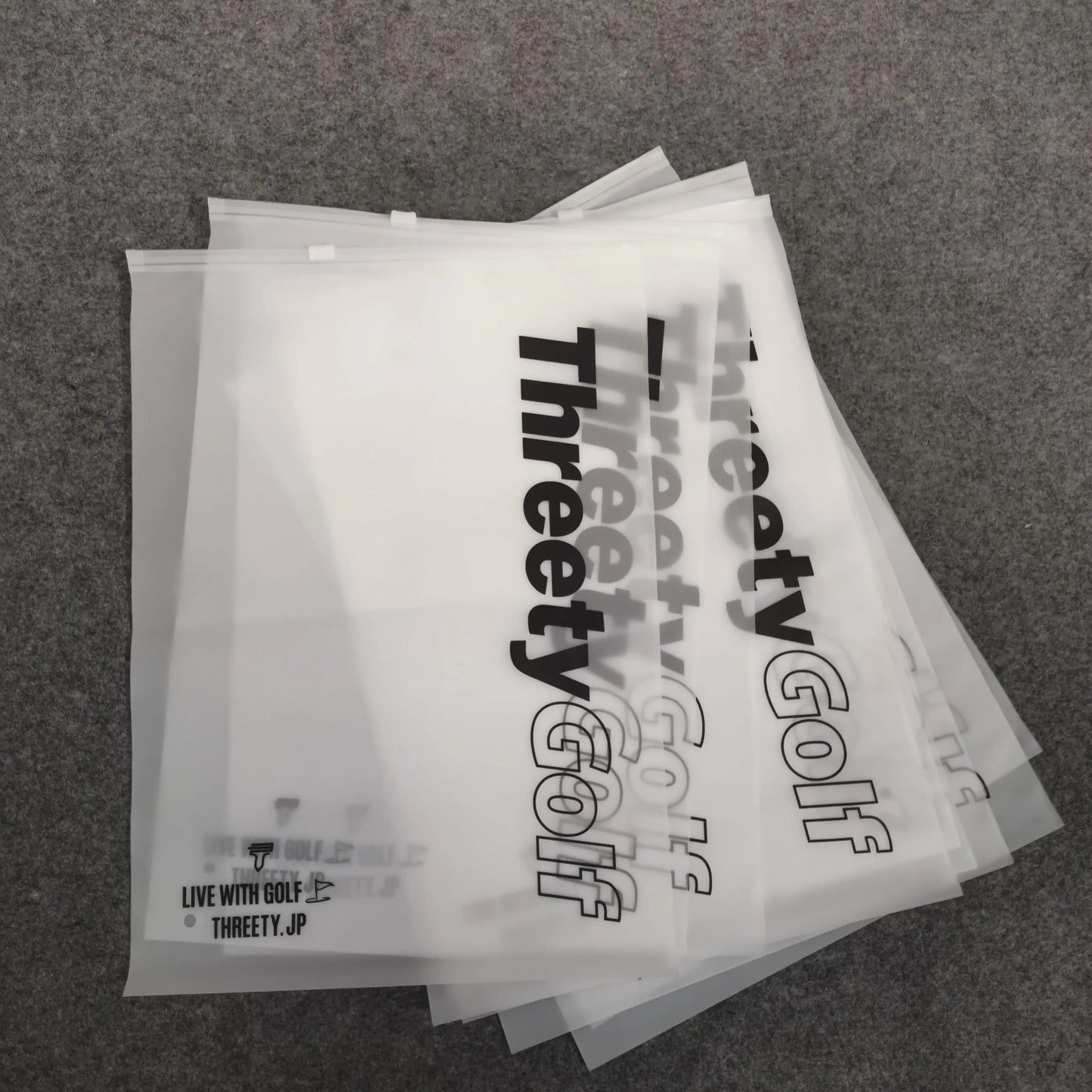 Biodegradable and environmentally friendly custom printed plastic packaging, frosted zipper bags, clothing packaging bags