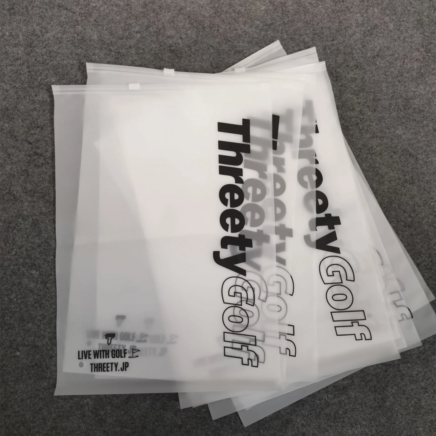 Biodegradable and environmentally friendly custom printed plastic packaging, frosted zipper bags, clothing packaging bags